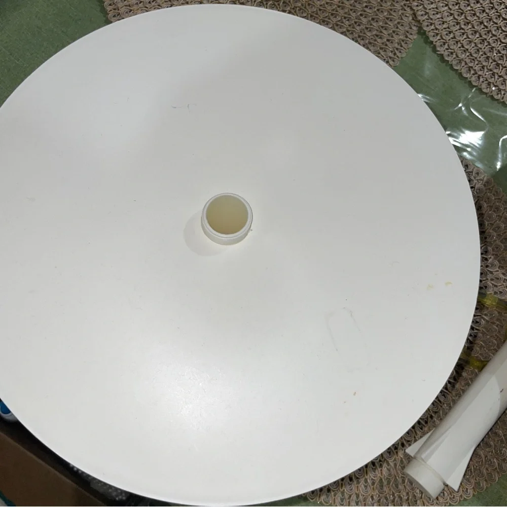 NEW White Three-Tiered Stand Cake Hard Plastic Stand